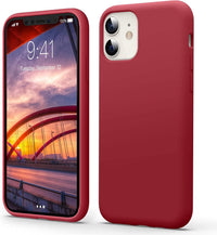 Silicone Case for Apple iPhone 11 - Burgundy