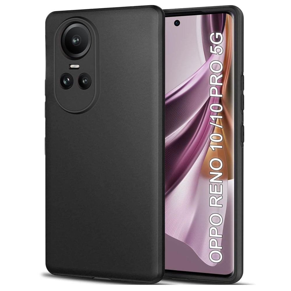 Silicone Case for OPPO Reno 10 - Black