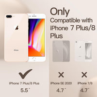 Silicone Case for Apple iPhone 7 Plus - Beige