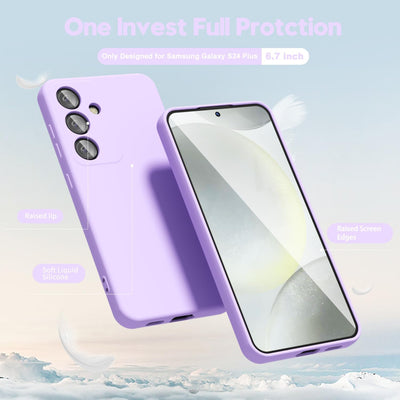 Silicone Case for Samsung Galaxy S24 Plus - Purple