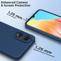 Silicone Case for OPPO A38 - Blue