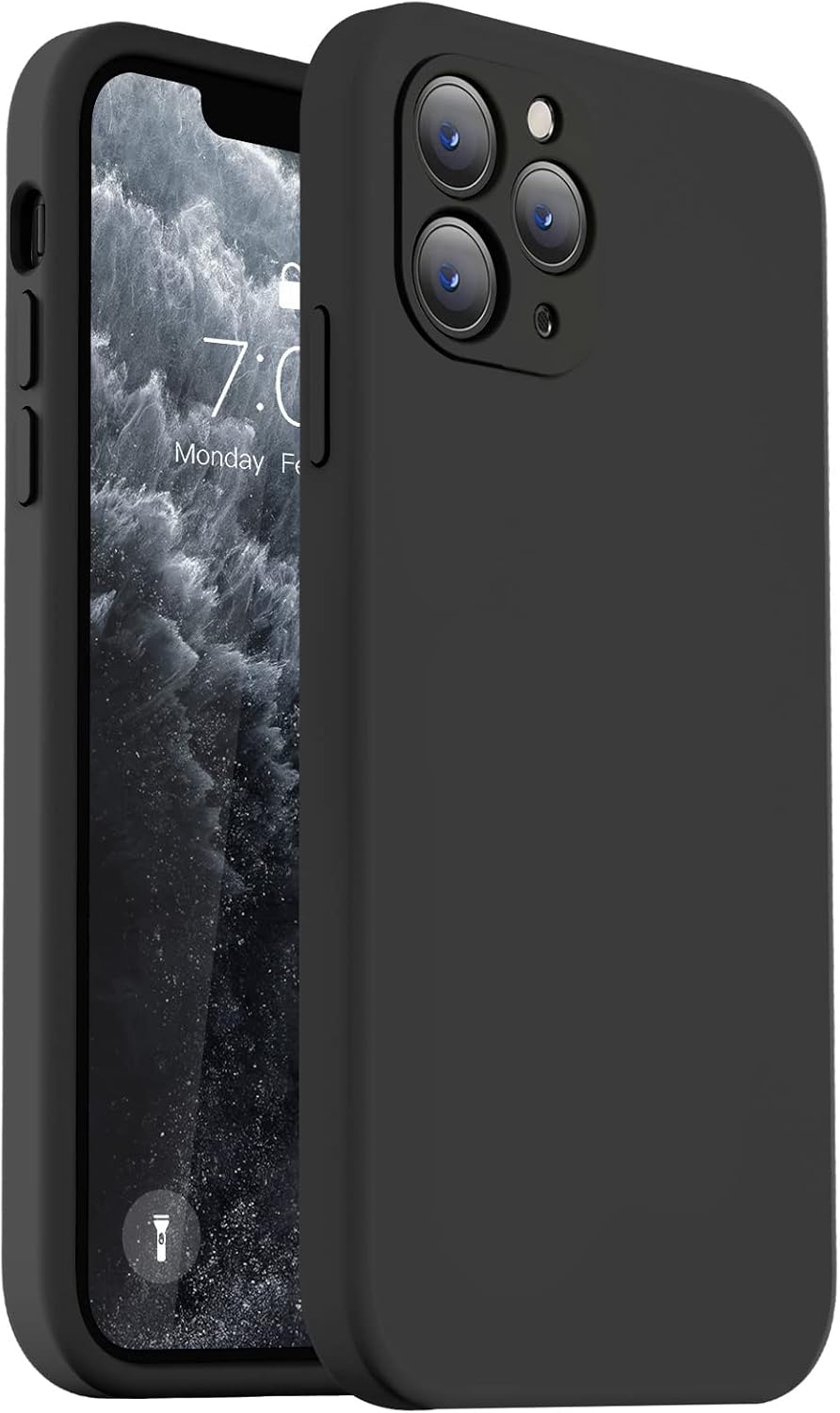 Silicone Case for Apple iPhone 12 Pro Max - Black