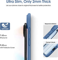 Silicone Case for Apple iPhone 17 Air - Blue