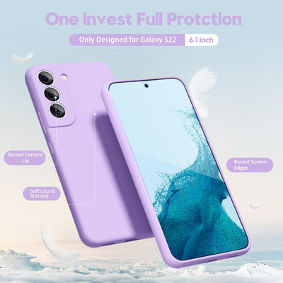 Silicone Case for Samsung Galaxy S22 - Purple