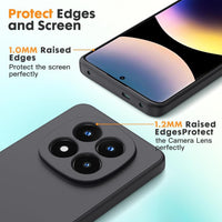 Silicone Case for Xiaomi Redmi Note 14 Pro+ 5G - Black