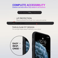 Silicone Case for Apple iPhone 12 - Black