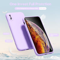Silicone Case for Apple iPhone X - Purple