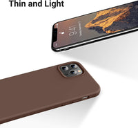 Silicone Case for Apple iPhone 13 Pro Max - Brown