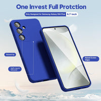 Silicone Case for Samsung Galaxy S24 Plus - Blue