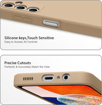 Silicone Case for Samsung Galaxy A25 - Beige