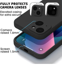 Silicone Case for Apple iPhone 13 - Black