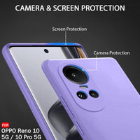 Silicone Case for OPPO Reno 10 - Purple