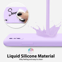 Silicone Case for Apple iPhone X - Purple
