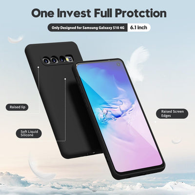 Silicone Case for Samsung Galaxy S10 - Black