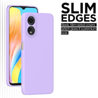 Silicone Case for OPPO A38 - Purple