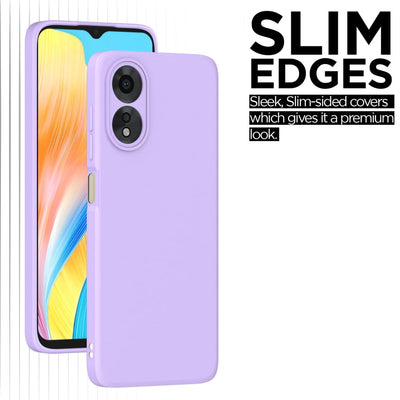 Silicone Case for OPPO A38 - Purple