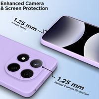 Silicone Case for Xiaomi Redmi Note 14 Pro Plus - Purple