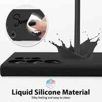 Silicone Case for Samsung Galaxy S23 Ultra - Black