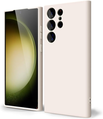 Silicone Case for Samsung Galaxy S23 Ultra - Beige