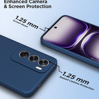 Silicone Case for OPPO Reno 12 - Blue