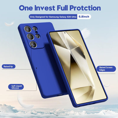 Silicone Case for Samsung Galaxy S25 Ultra - Blue