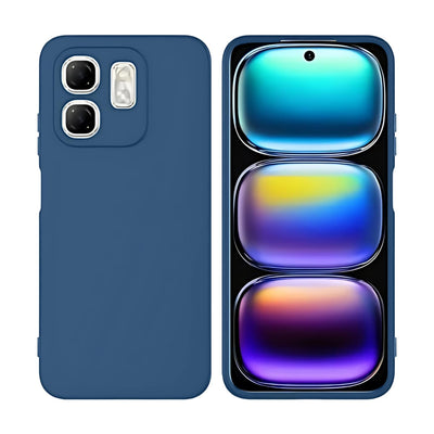Silicone Case for Infinix Hot 50i - Burgundy