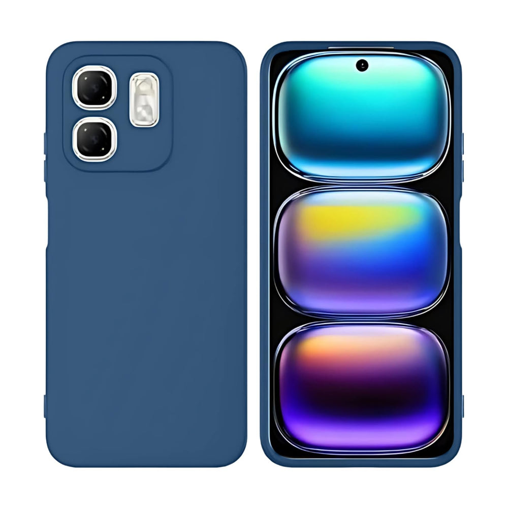 Silicone Case for Infinix Smart 9 - Burgundy