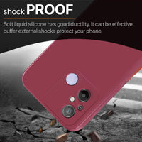 Silicone Case for Xiaomi Redmi 12C - Burgundy