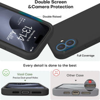 Silicone Case for Apple iPhone 17 - Black