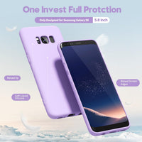 Silicone Case for Samsung Galaxy S8 Plus - Purple
