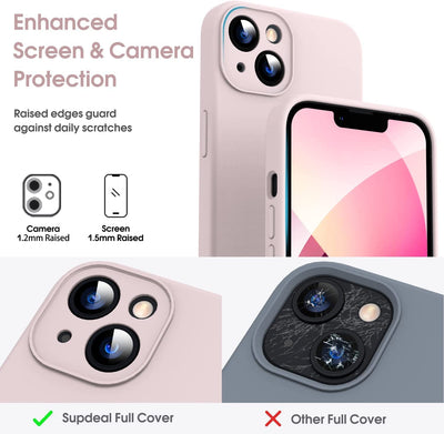Silicone Case for Apple iPhone 14 - Beige