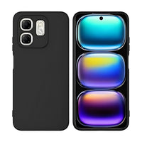Silicone Case for Infinix Hot 50i - Black