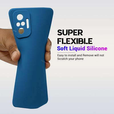 Silicone Case for Xiaomi Redmi Note 10 - Blue