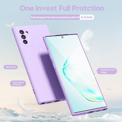 Silicone Case for Samsung Galaxy Note 10 - Purple