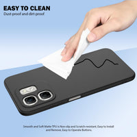 Silicone Case for Infinix Hot 50i - Black