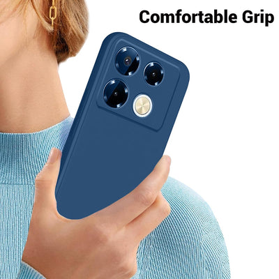 Silicone Case for Infinix Note 40 - Burgundy