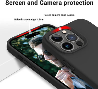 Silicone Case for Apple iPhone 13 Pro - Black