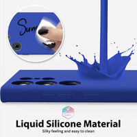 Silicone Case for Samsung Galaxy S23 Ultra - Blue