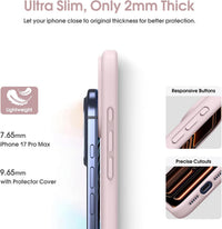 Silicone Case for Apple iPhone 17 Pro Max - Beige