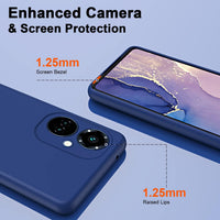 Silicone Case for Infinix Hot 50i - Blue