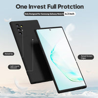 Silicone Case for Samsung Galaxy Note 10 - Black