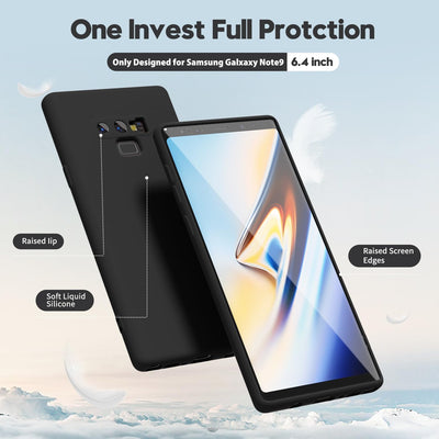 Silicone Case for Samsung Galaxy Note 9 - Black