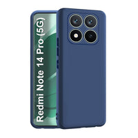 Silicone Case for Xiaomi Redmi Note 14 Pro - Blue