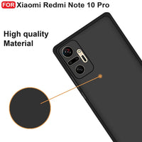Silicone Case for Xiaomi Redmi Note 10 Pro - Black