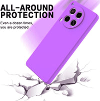Silicone Case for Tecno Camon 30 - Purple