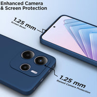 Silicone Case for Xiaomi Redmi Note 14 - Blue
