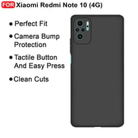Silicone Case for Xiaomi Redmi Note 10 - Black