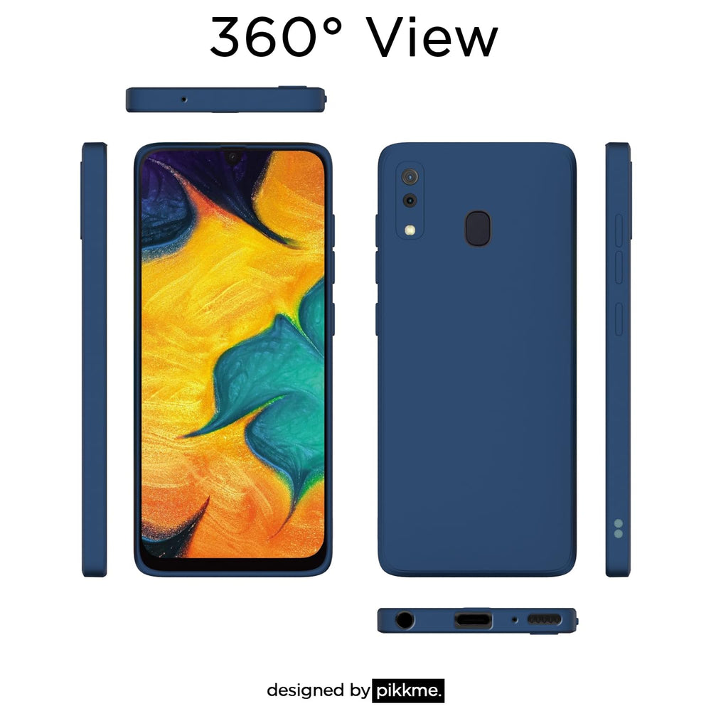 Silicone Case for Samsung Galaxy A20 - Blue
