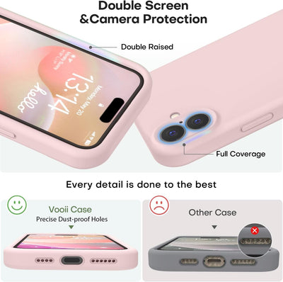 Silicone Case for Apple iPhone 16 Plus - Beige