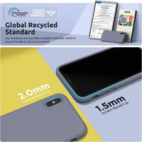 Silicone Case for Apple iPhone X - Grey